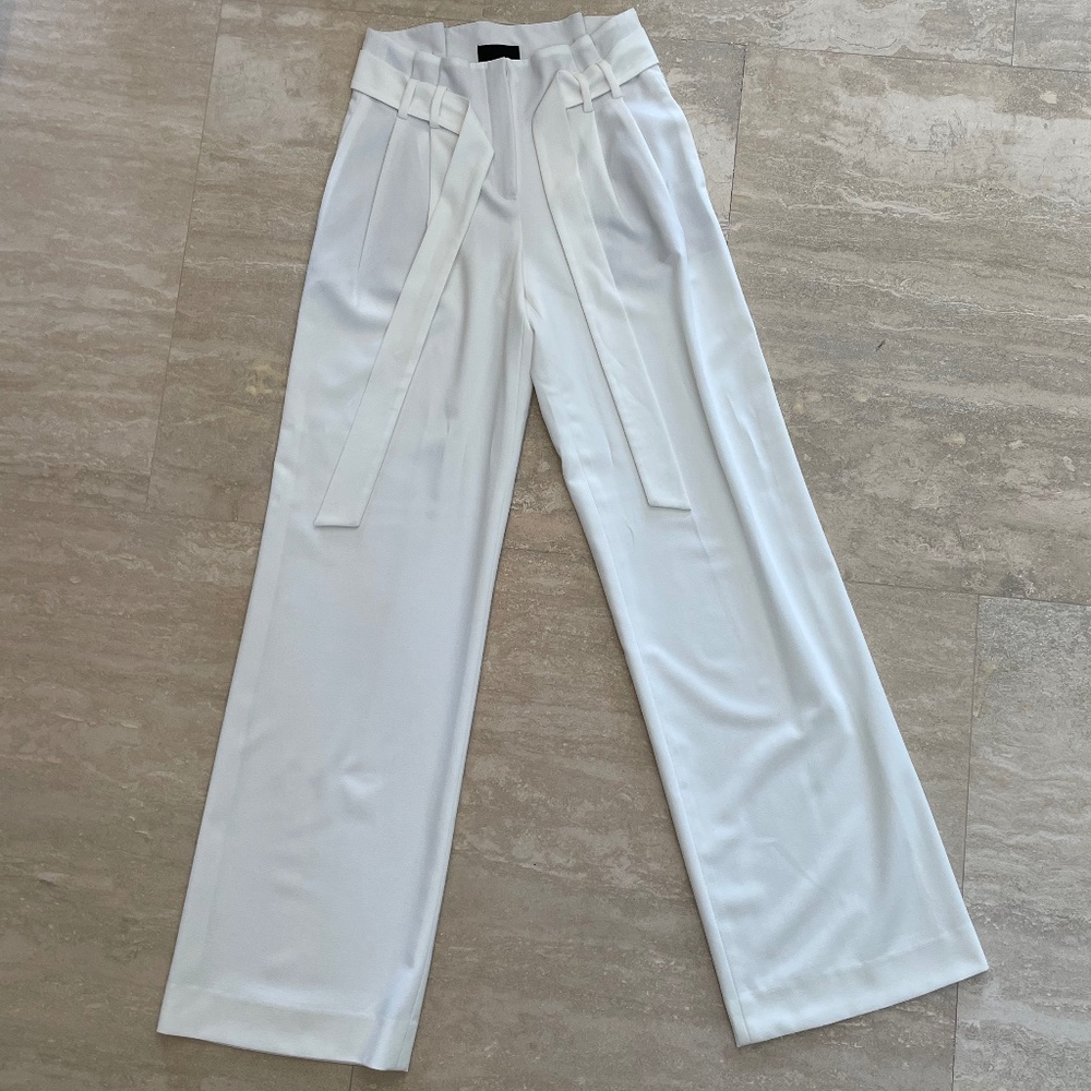 Ivory High Waist Dress Pant From Intermix Size P